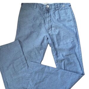 Bsbee Oxford Becca Pin Stripe 100% Cotton Made in Italy Women’s Pants Size 29